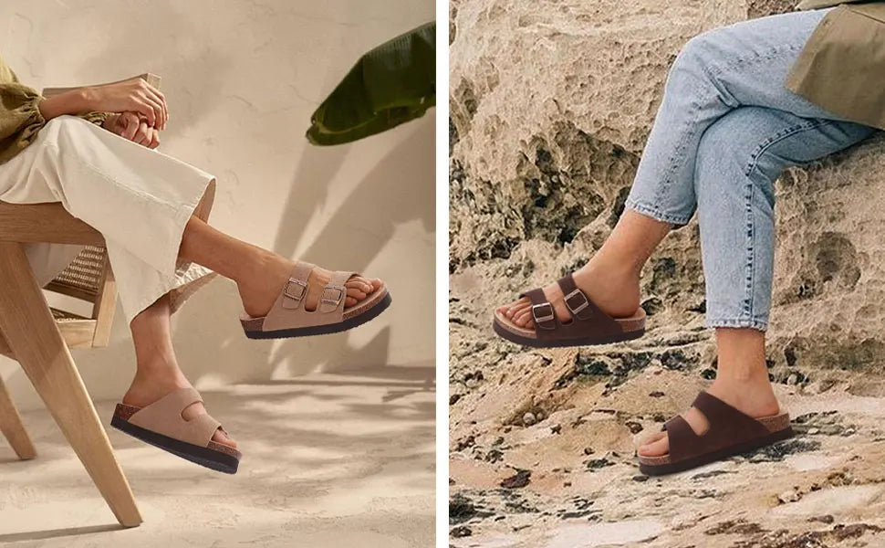 Comfortable Suede Clogs & Slippers for Men and Women | Stylish & Slip-Resistant