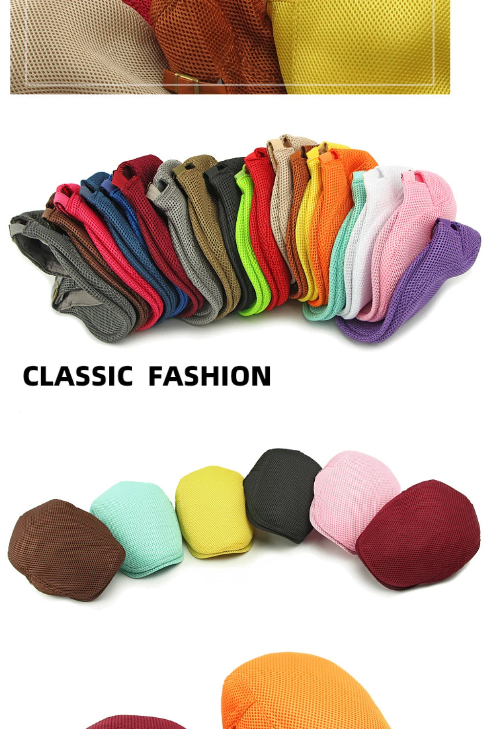 Stylish Unisex Beret Caps | Breathable Sun Hats for Summer