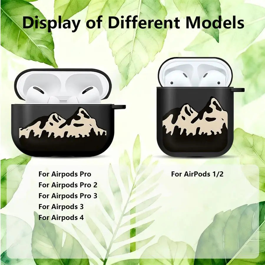 Protective Case for AirPods | Stylish Landscape Airplane Art