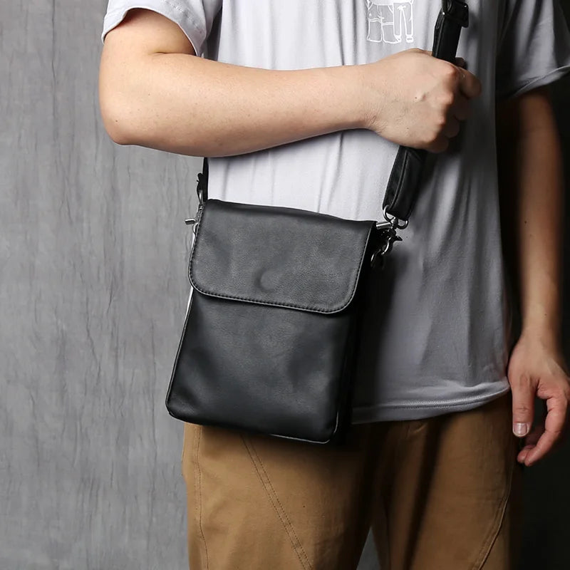 Genuine Leather Men's Shoulder Bag | Stylish & Functional Messenger