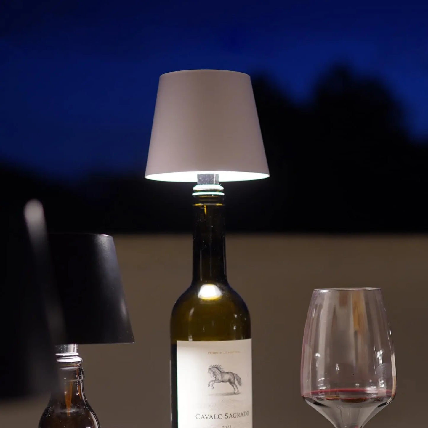 Wireless Wine Bottle Lamp | Touch Control Dimming LED Night Light