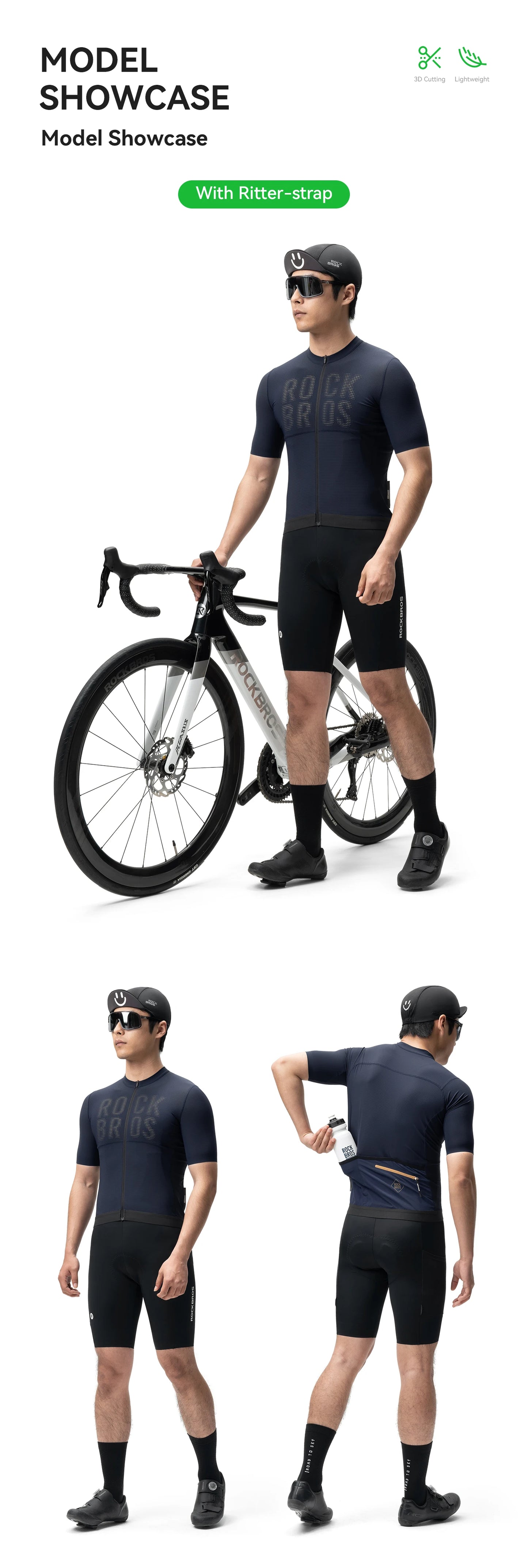 Men's Lightweight Summer Cycling Jersey | Breathable Short Sleeve Wear