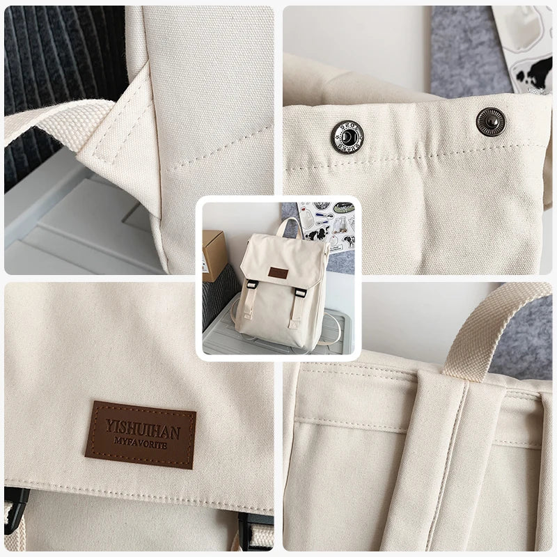 Large Capacity Canvas Backpack for Students | Stylish and Durable