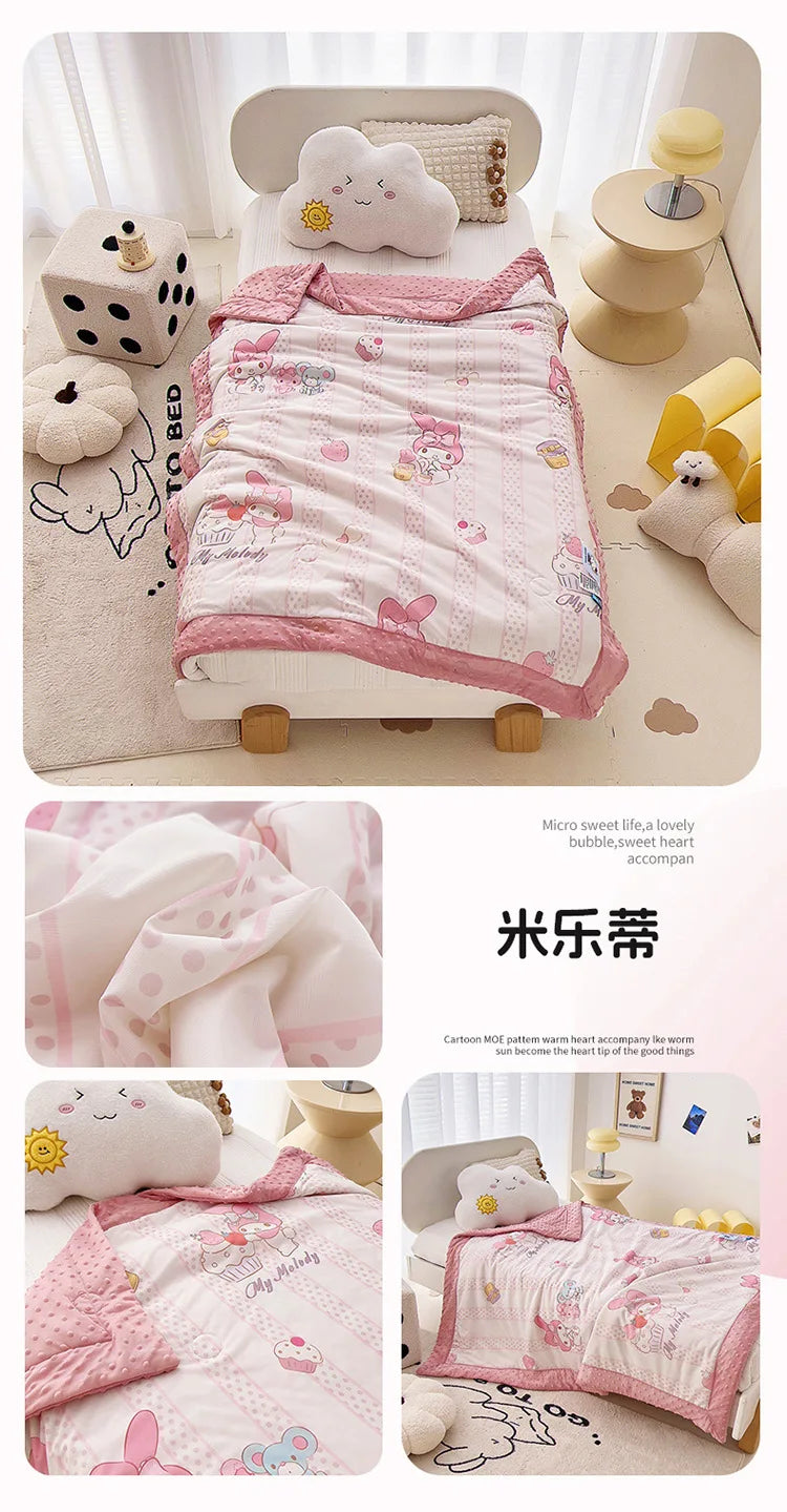 Cartoon Summer Quilt for Kids | Cooling Sensation Blanket