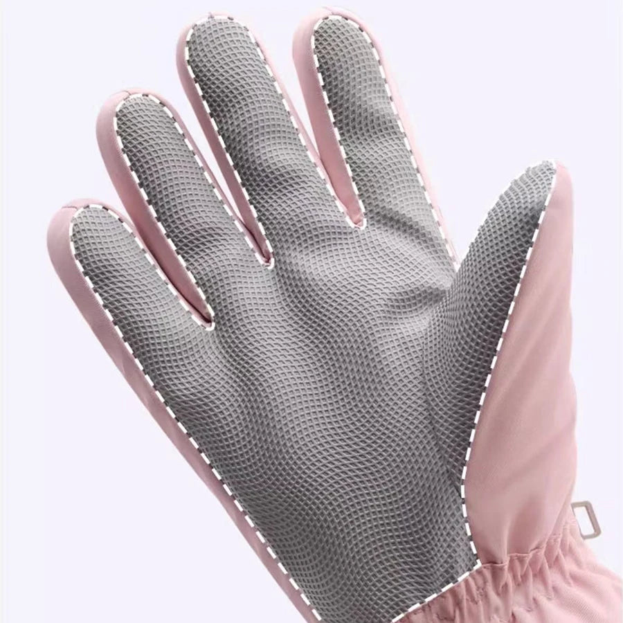 Women's Touchscreen Winter Skiing Gloves | Comfort & Style