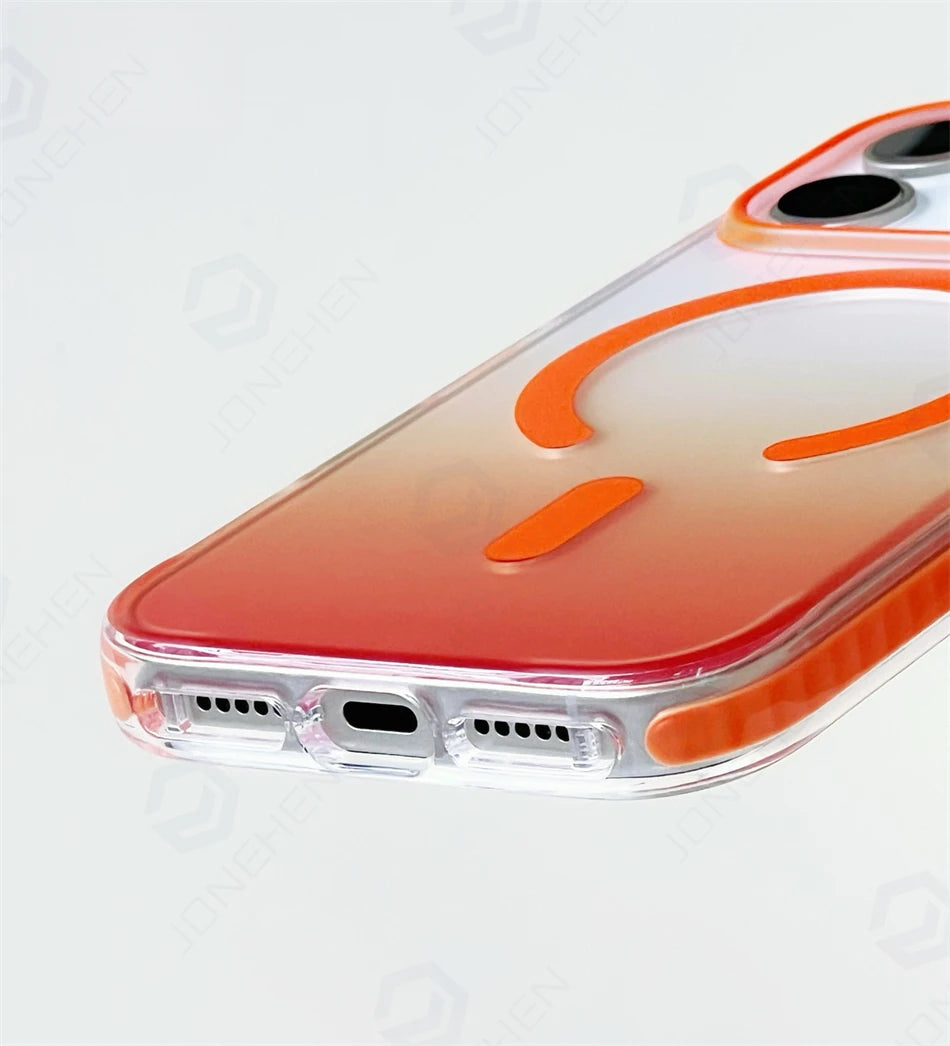 Luxury Gradient Magnetic Shockproof Case for iPhone 14-17 Pro Max