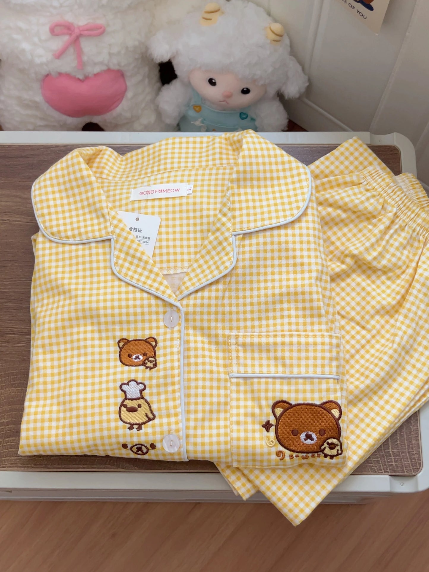 Kawaii Women's Long Sleeve Pajamas | Cozy Anime Home Wear