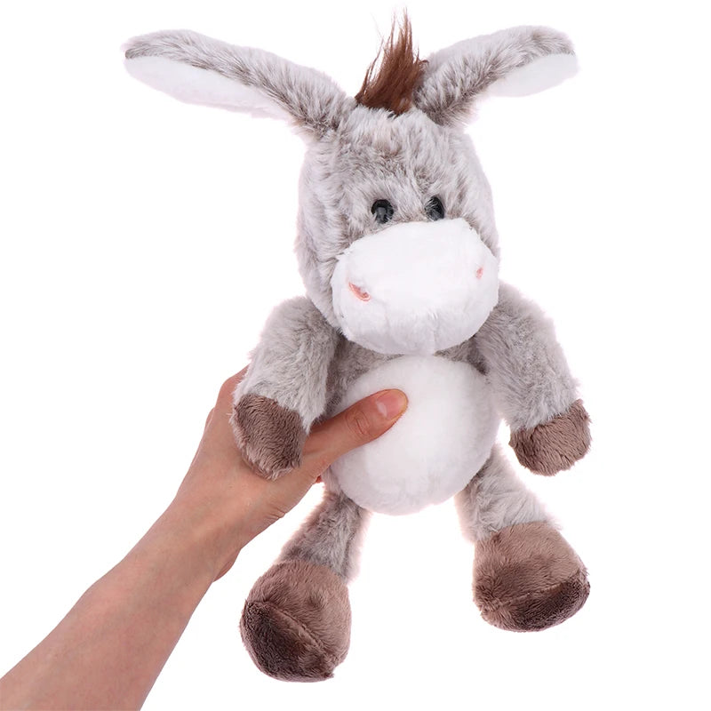 Soft Cuddly Donkey Plush Toy | Adorable Stuffed Animal Decor