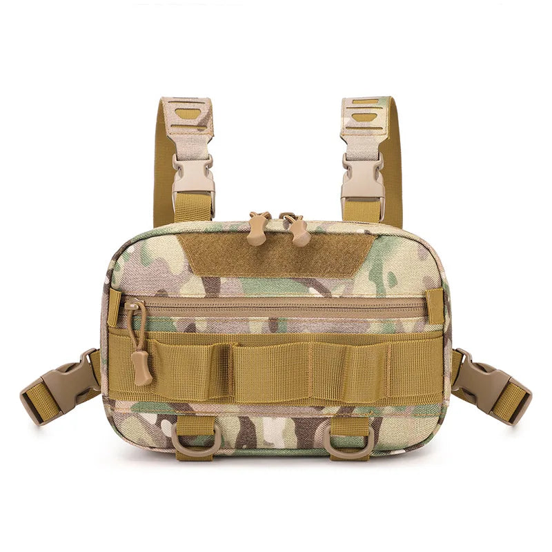 Men's Tactical Fishing Vest Backpack | Waterproof Molle Fanny Pack