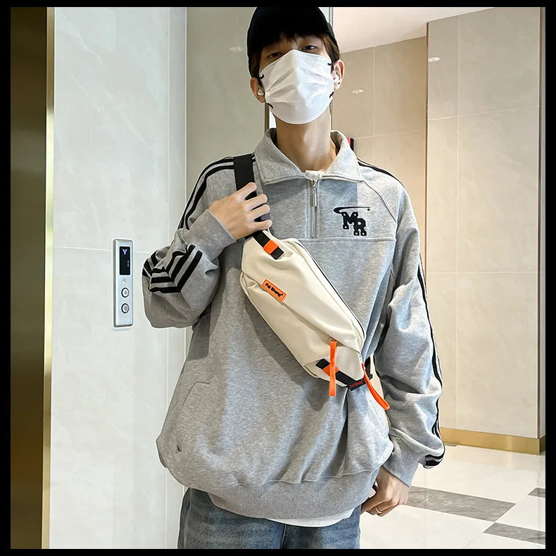 Versatile Chest Bag for Casual Wear | Large Capacity Crossbody Bag