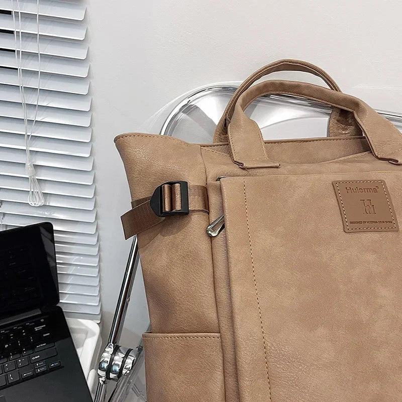 Stylish PU Leather Women's Backpack | Spacious Travel Companion