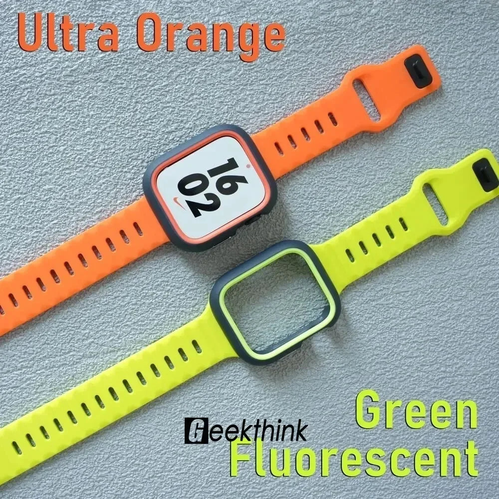 Versatile TPU Case & Silicone Strap for Smartwatches