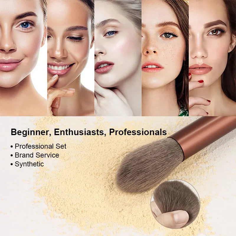 13PCS Makeup Brush Set | Essential Tools for Flawless Beauty