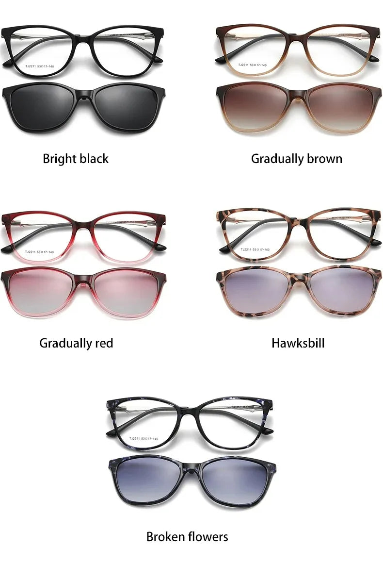 Multifunctional Cat Eye Polarized Sunglasses for Women | Customizable Lenses 2026