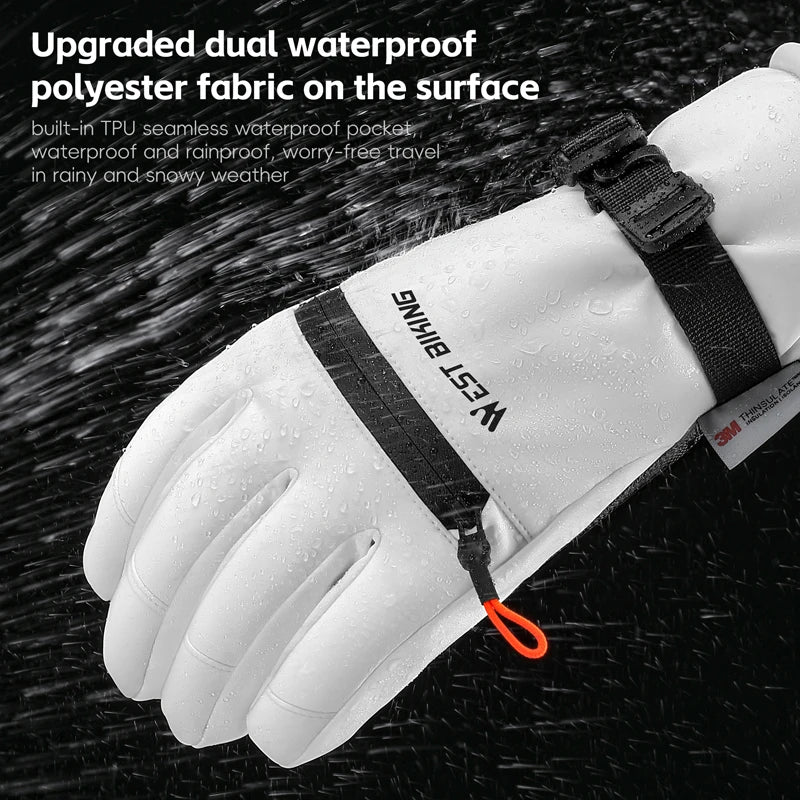 Guantes Térmicos de Motorista Impermeables de Invierno | Perfectos para Climas Fríos