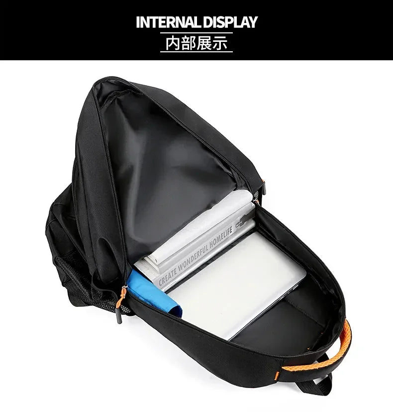 Men's Oxford Waterproof Backpack | Stylish School & Travel Bag