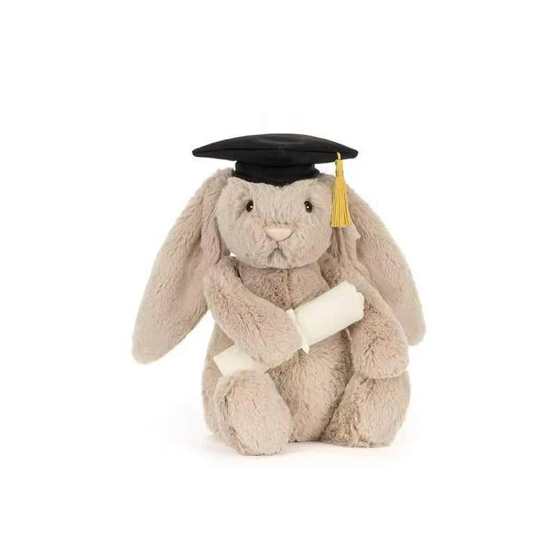 Kawaii Graduation Bunny Plush Toy | Adorable Soft Plushie Gift
