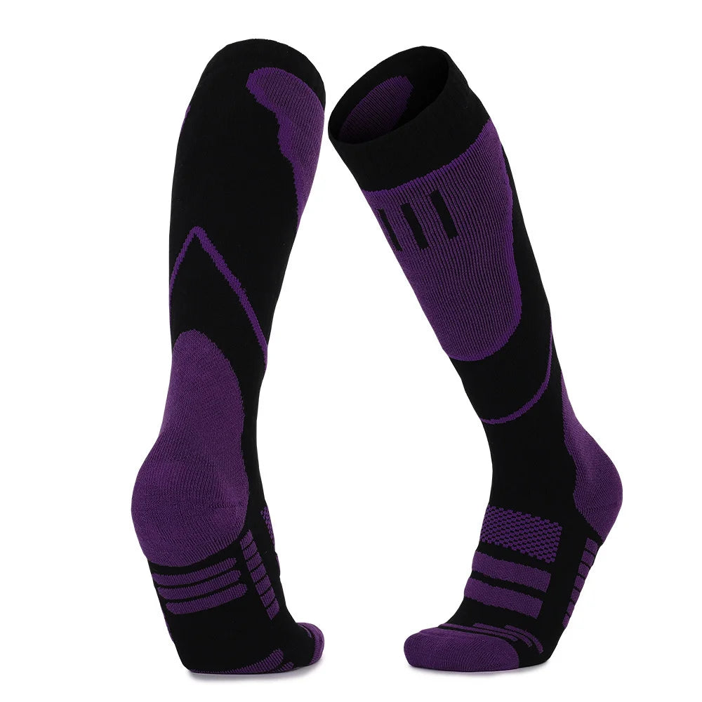 Winter Ski Cold Weather Knee-high Socks for Snow Sports