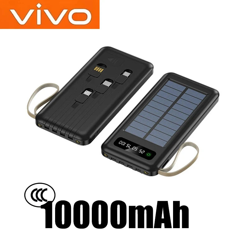 200000mAh Solar Power Bank | Fast Charging Portable Battery