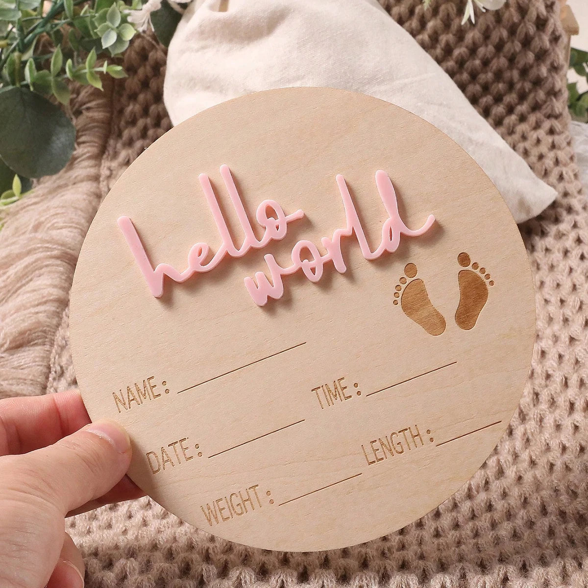 Newborn Baby Photo Props | Cute Wooden Photography Ideas