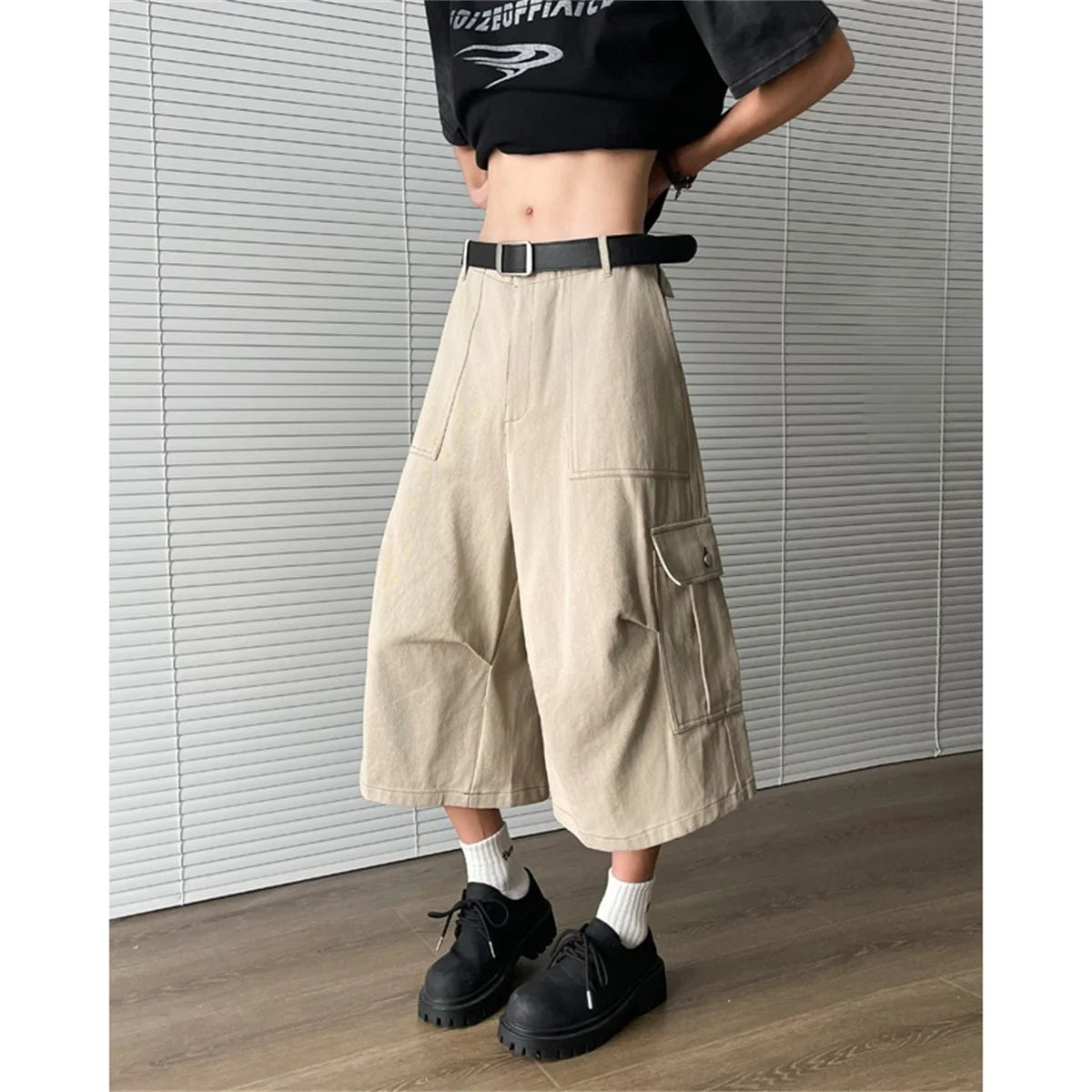 Vintage Cargo Shorts for Men | Oversized Y2k Grunge Streetwear