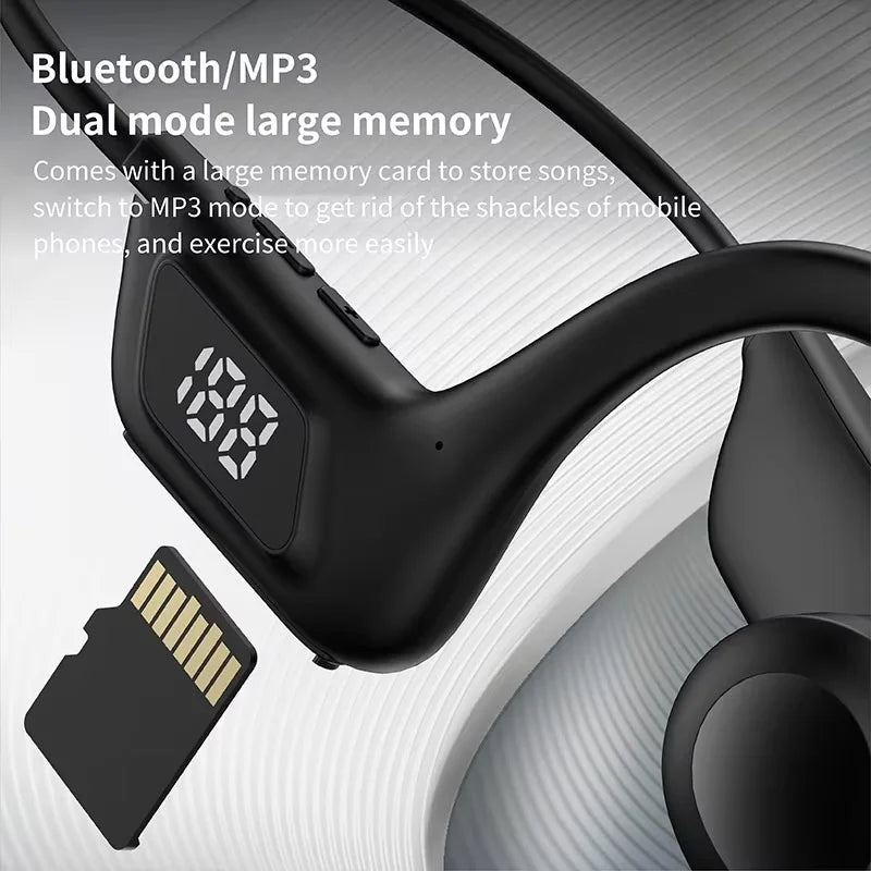 Wireless Bone Conduction Earphones | Waterproof Bluetooth Headphones
