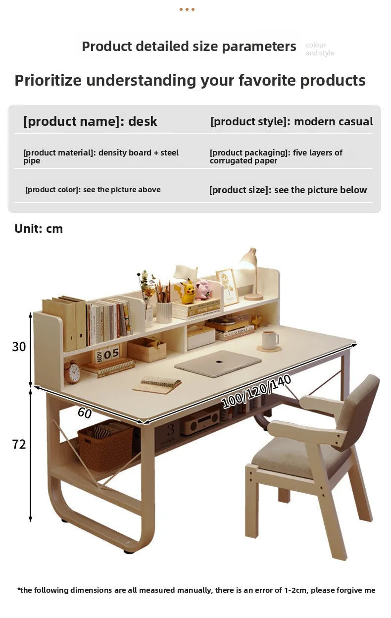 Simple and Stylish Desktop Computer Desk for Home Office