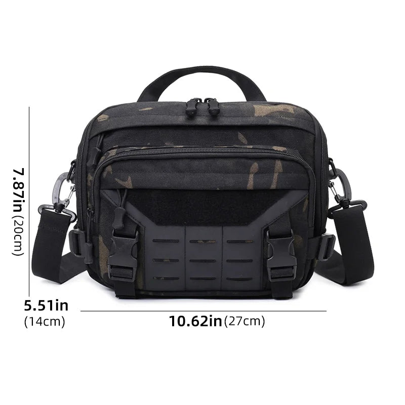Bolso cruzado táctico para hombre | Perfecto para viajes y uso al aire libre