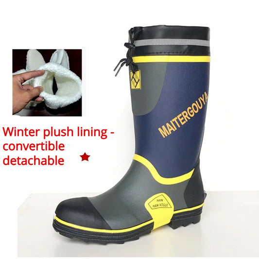 Waterproof Warm Hunting Rain Boots | Anti-Slip & Anti-Smashing