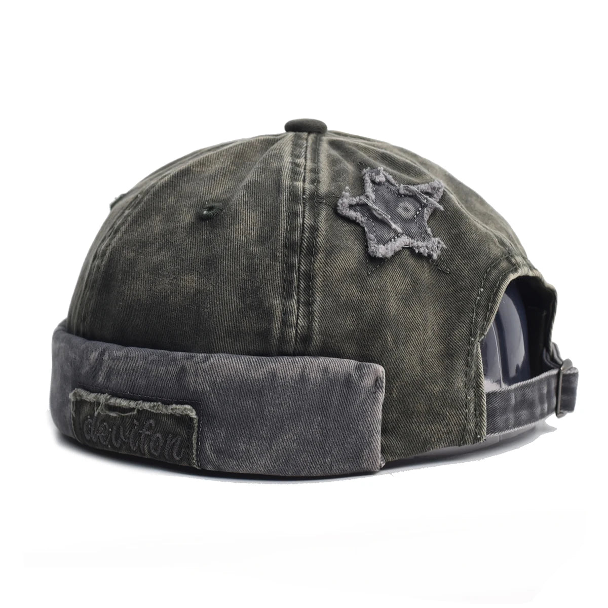 Washed Docker Beanie | Brimless Retro Street Style Cap