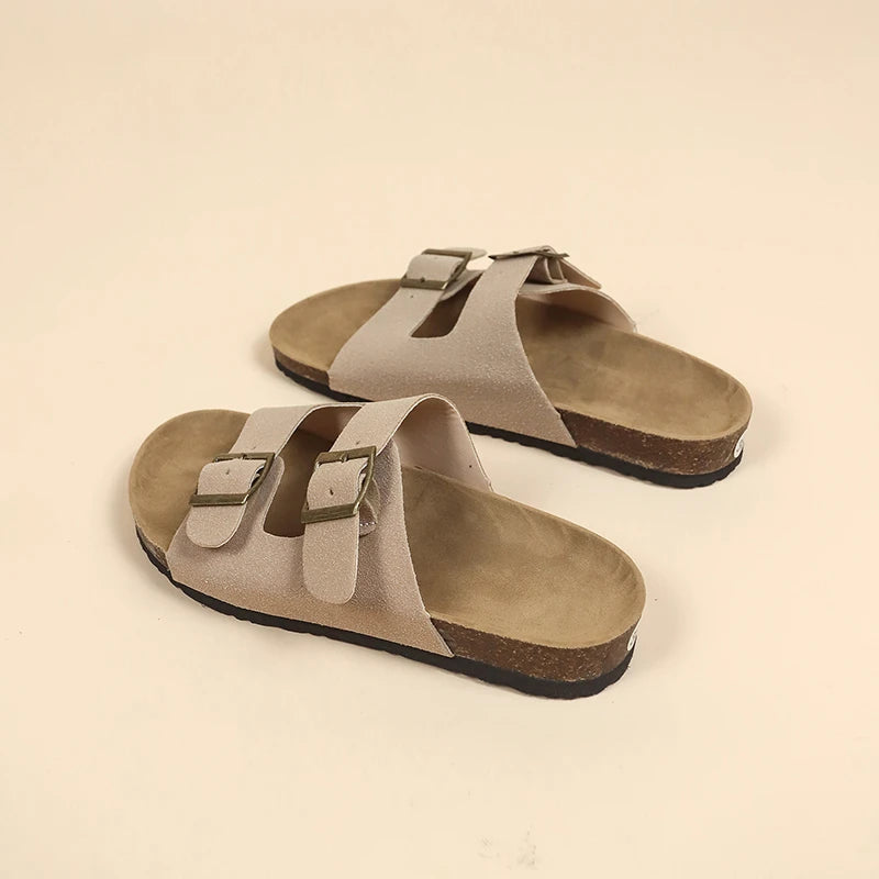 Women's Stylish Flat Beach Sandals | Comfortable Outdoor Slippers