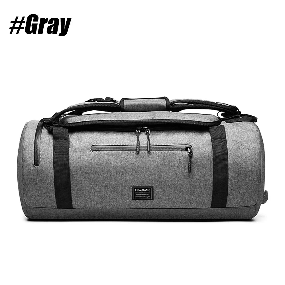 Waterproof Gym Bag with Shoe Compartment & Wet Pocket
