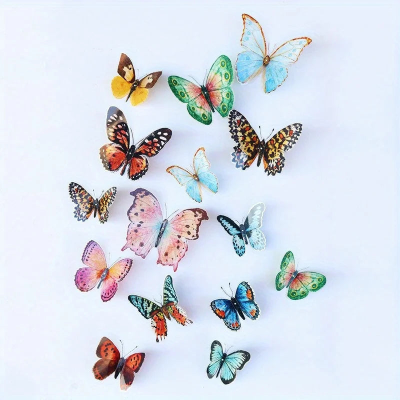36pcs Lifelike Butterfly Decorations Set | Vibrant Wedding & Party Decor