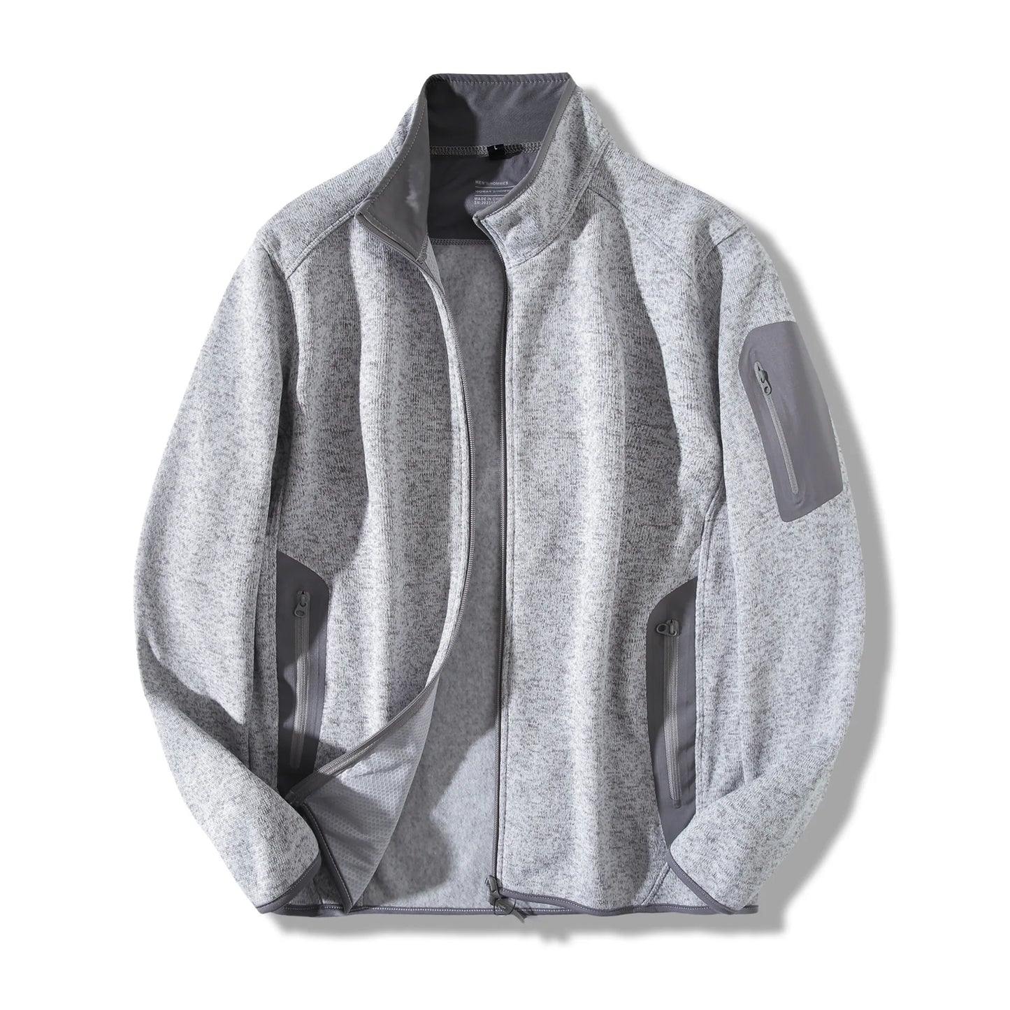 Unisex Winter Fleece Zipper Hoodie | Warm Outdoor Jacket