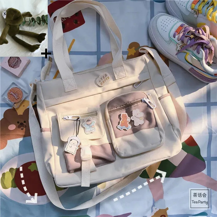 Versatile Nylon Waterproof Women's Shoulder Bag | Stylish Crossbody Satchel