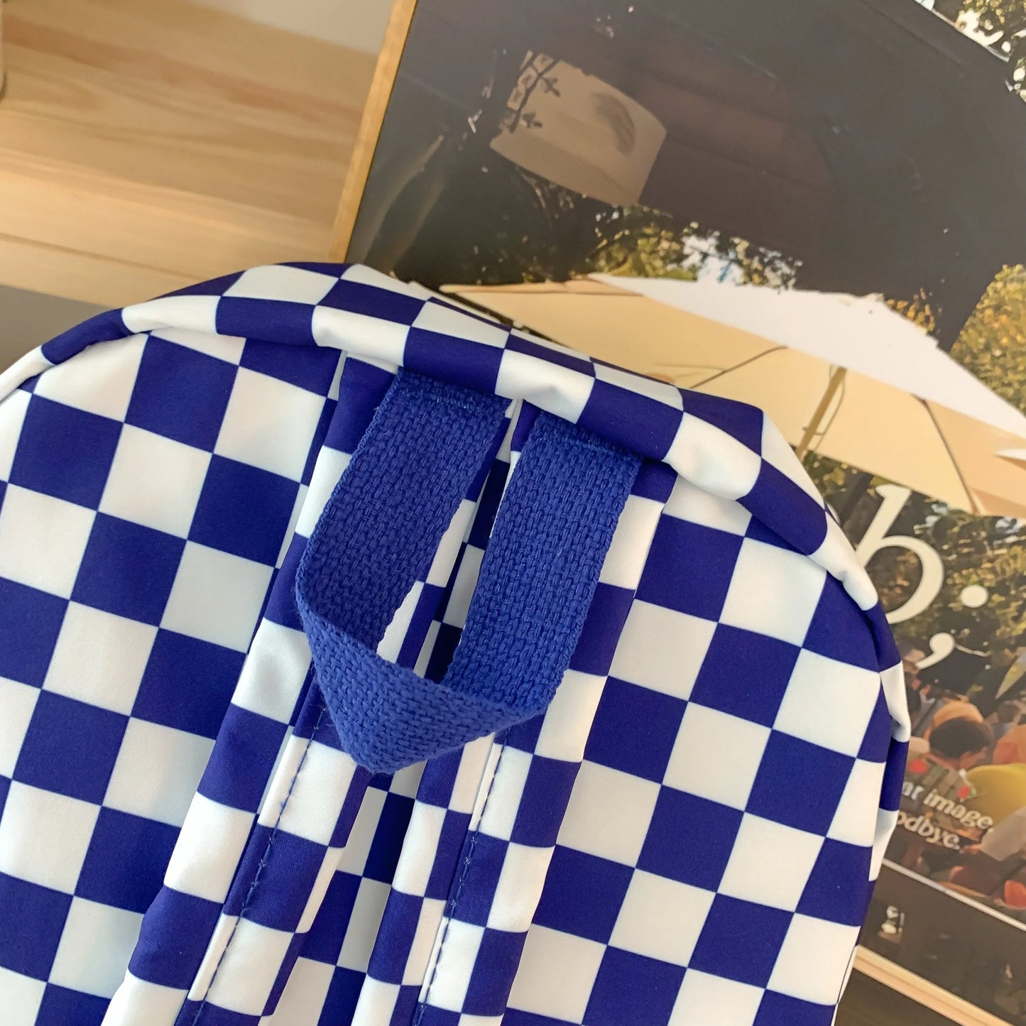 Stylish Checkerboard Backpacks for School Girls | Versatile & Trendy