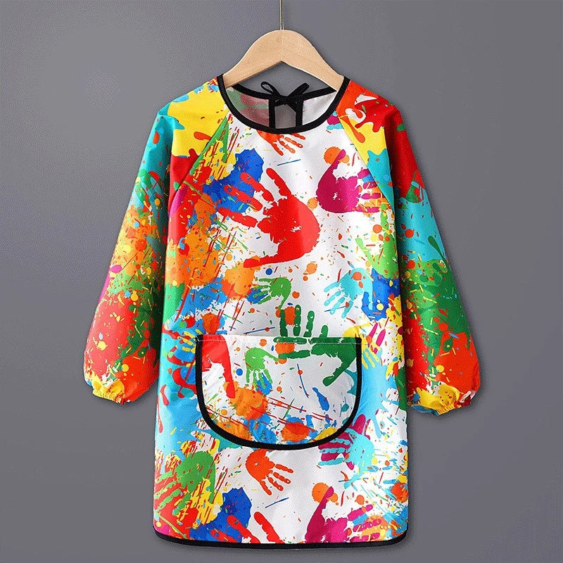 Waterproof Children's Art Apron | Long Sleeved Cover for Kids