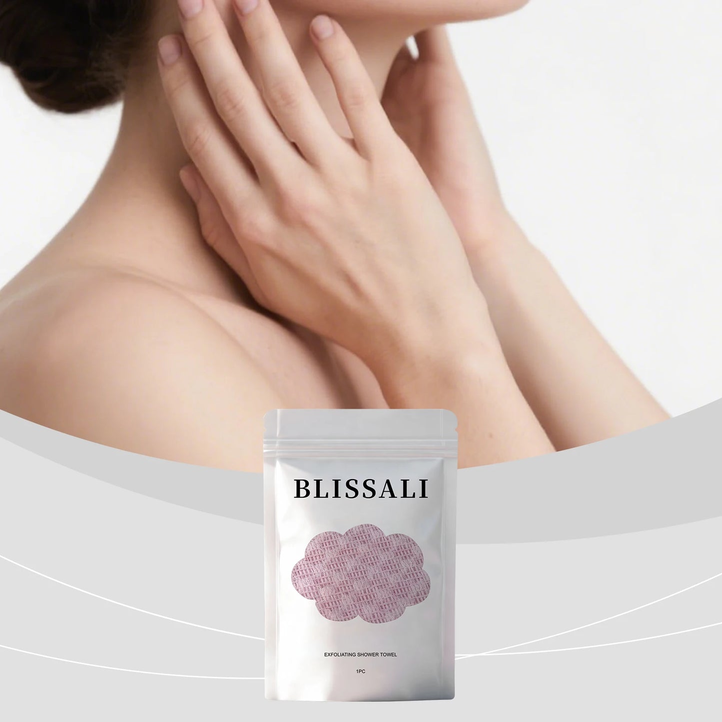 Exfoliating Bath Towel for Gentle Cleansing and Smooth Skin