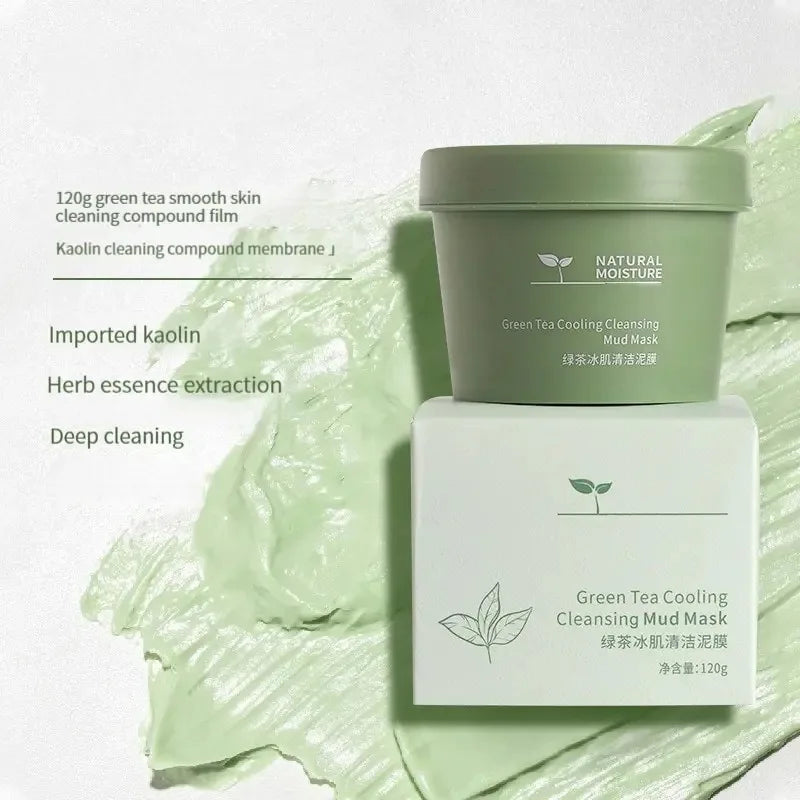 Green Tea Ice Mud Mask | Refreshing Cleansing & Moisturizing