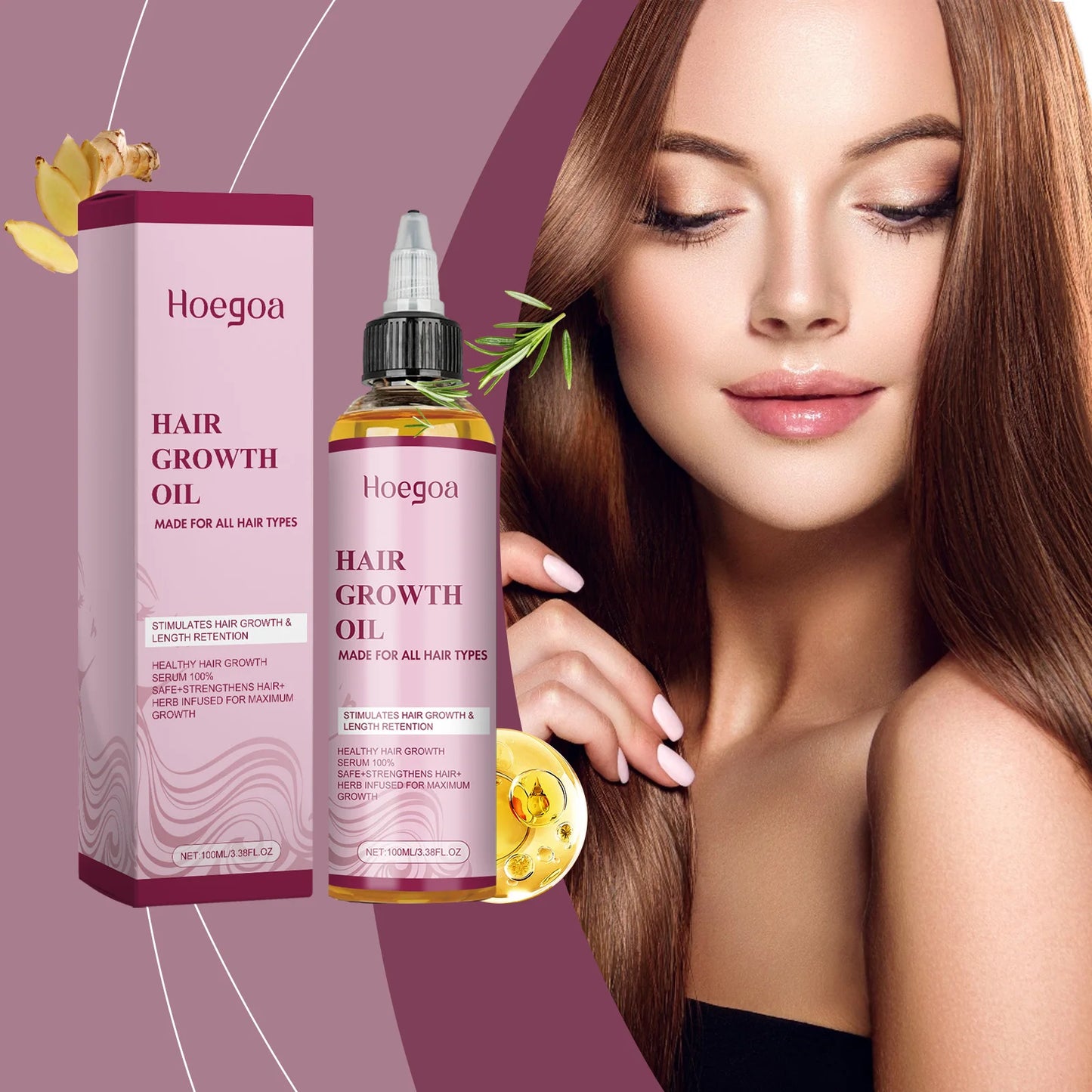 Nourishing Hair Care Oil for Dry & Frizzy Hair | Hydrates & Smooths