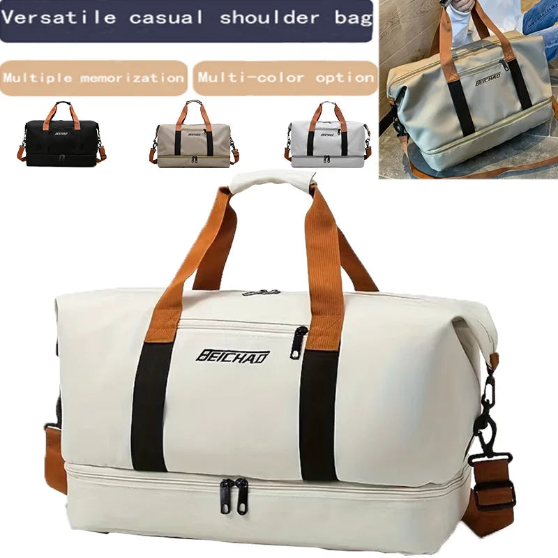 Portable Fitness Gym Bag | Lightweight Travel Duffle Tote