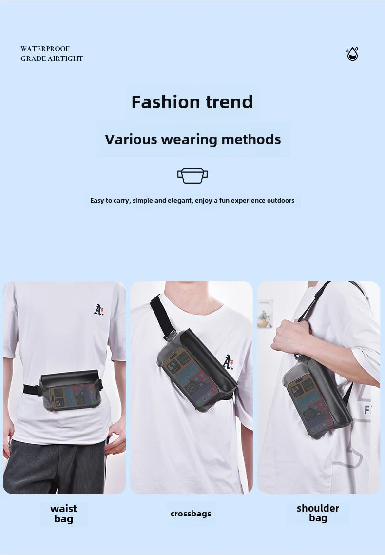 Universal Waterproof Phone Pouch | Secure Beach & Swim Protection