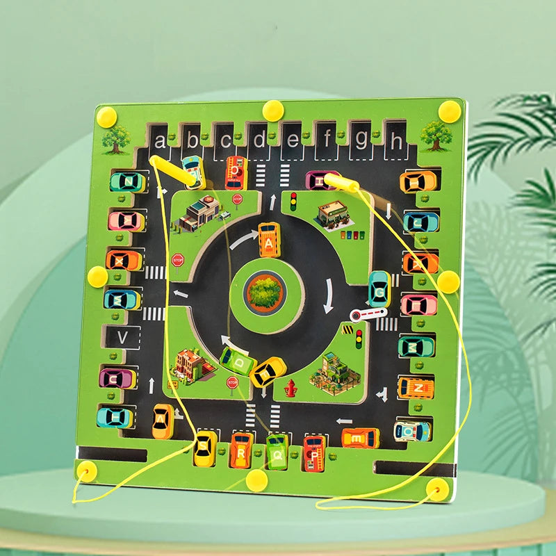 Montessori Magnetic Alphabet Maze Board | Fun Educational Toy