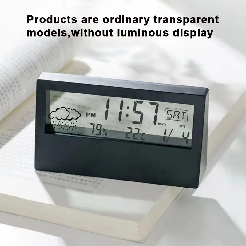 Multifunction LED Thermometer & Humidity Meter | Home Weather Station