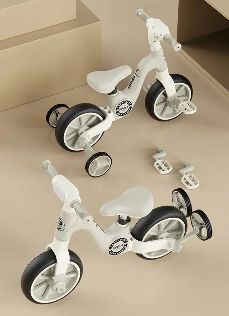 2-in-1 Children's Balance Bike with Music & Lighting | Fun Baby Walker