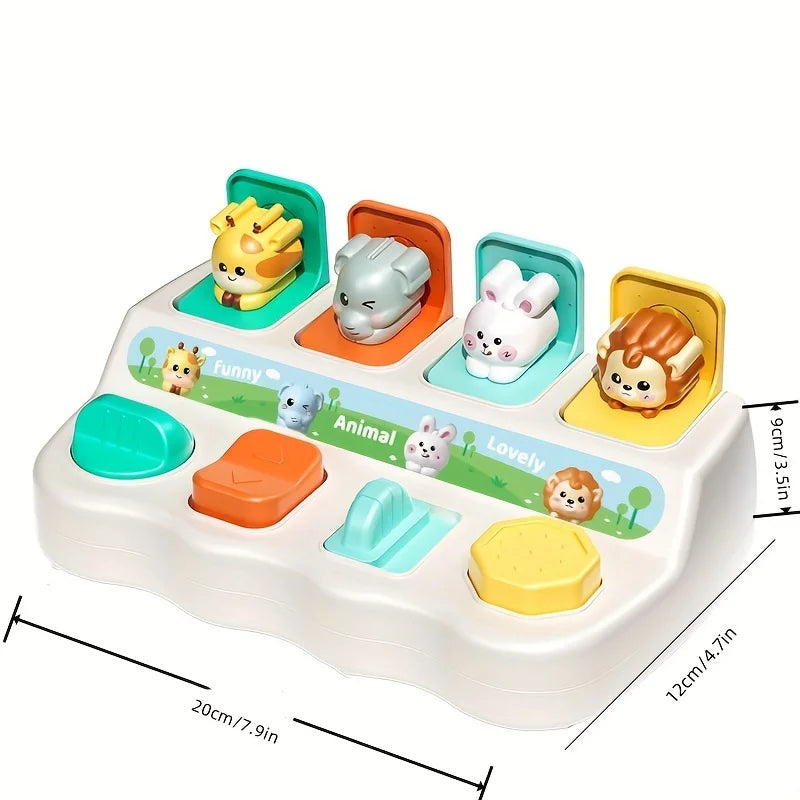 Montessori Pop-Up Animal Toys | Enhance Logic & Motor Skills