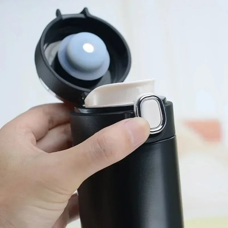 Smart Stainless Steel Thermos with LED Temperature Display