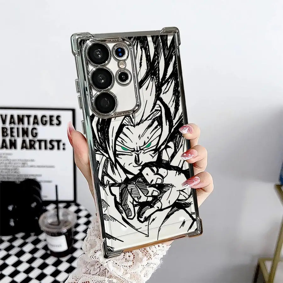 Funda Transparente de Silicona para Teléfonos Galaxy | Protección con Estilo