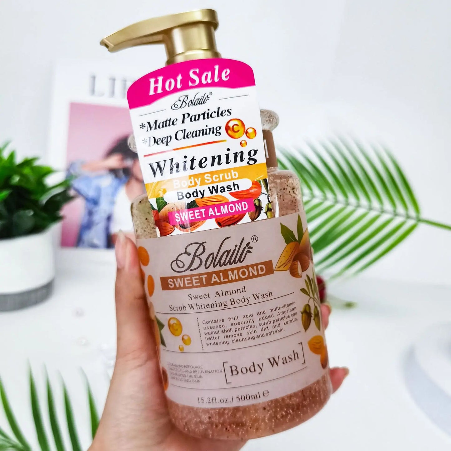 Exfoliating Almond Scrub Body Wash | Deep Clean & Moisturize