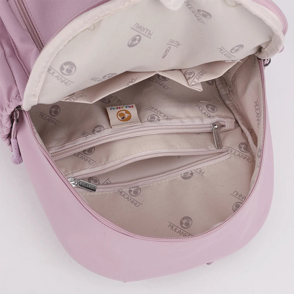 Durable Waterproof Nylon Backpack for Women | Travel & School